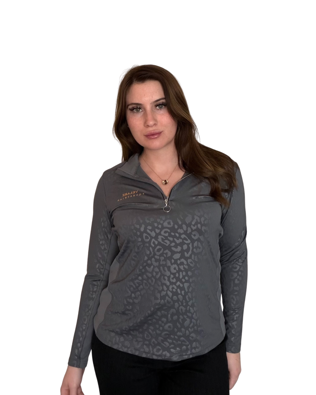Leopard Print Base Layer - Grey