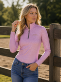 Leopard Print Base Layer - Dusty Pink