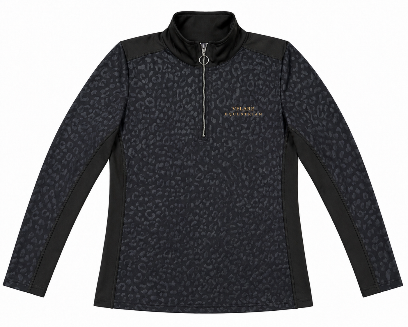 Leopard Print Base Layer - Black