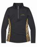 Leopard Print Base Layer - Black with Brown Leopard Print