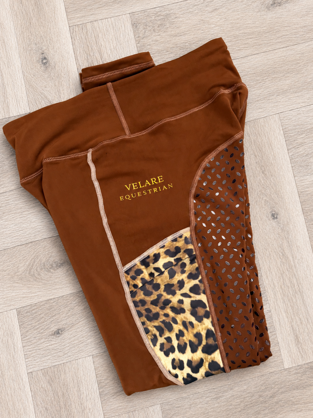 Coffee Brown Fleece Lined Riding Leggings