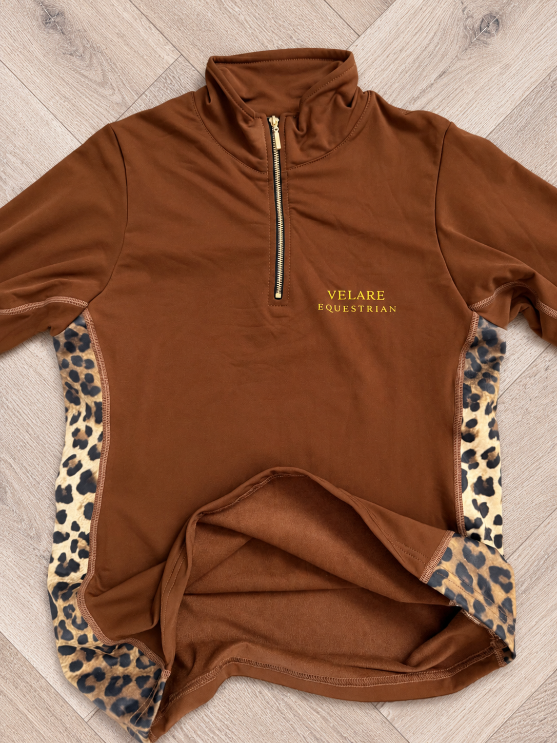 Coffee Brown Leopard Base Layer