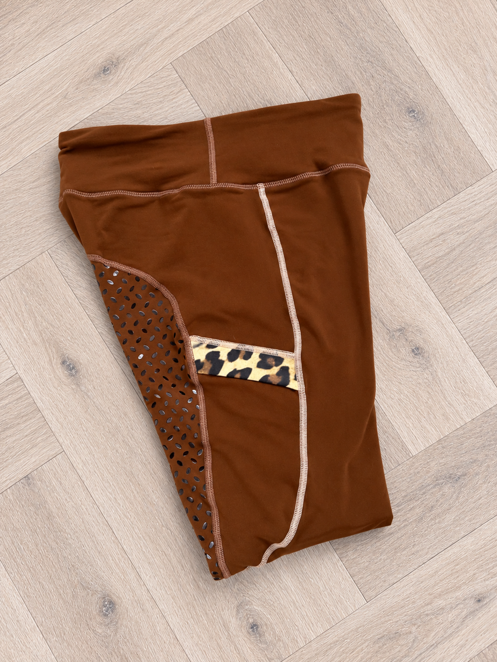 Coffee Brown Fleece Lined Riding Leggings
